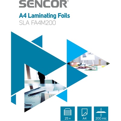 Fólie laminovacie SENCOR SLA FA4M200 A4 200mic 25ks
