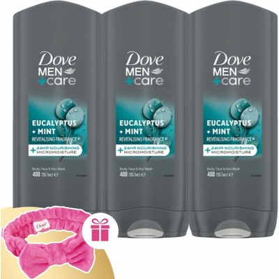 Dove Men+Care Sprchový gél Eukalyptus a Mäta 400 ml