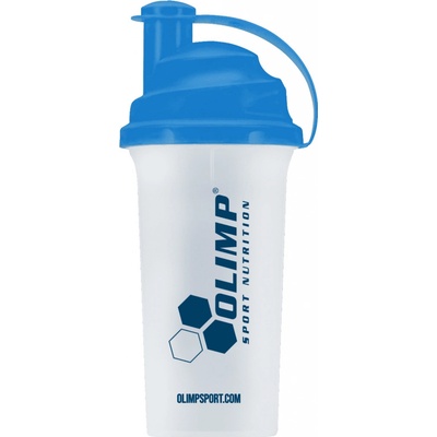 OLIMP shaker priehľadný modrý 700 ml