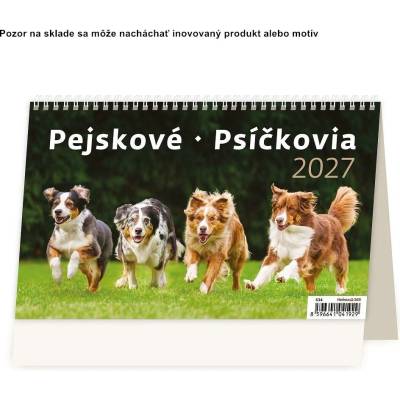 stolový Psíčkovia 2027
