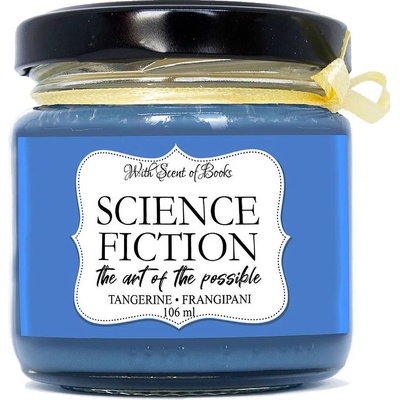 With Scent of Books Ароматна свещ - Science fiction, 106 ml (SFC106)