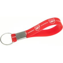 Prívesok na kľúče Arsenal FC červený silikónový