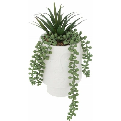 Atmosphera Umělá rostlina v květináči senecio, 25 cm