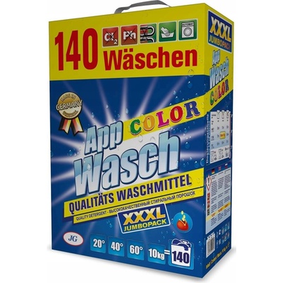 AppWash prací prášok na farebnú bielizeň 10 kg 140 PD
