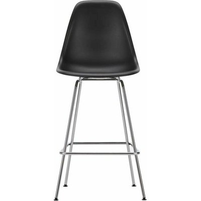Vitra Eames Plastic low deep black / chrome