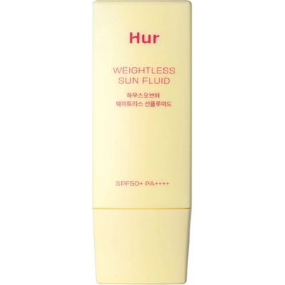 House of Hur Weightless Sun Fluid SPF50+ PA++++ - Лек слънцезащитен флуид с екстракт от юджа 50мл