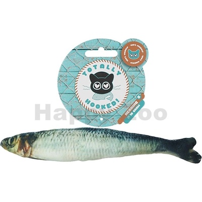 TOTALLY HOOKED Hračka pro kočky Madnip sleď M 30cm