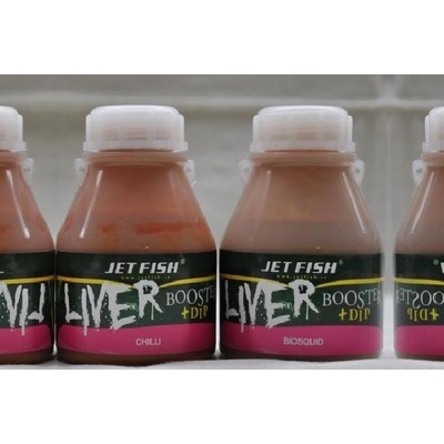 Jet Fish Liver Booster + Dip Frankfurtská klobása/Banán 250 ml