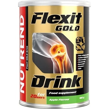 Nutrend Flexit Drink Gold, ябълка, 400 g, Nutrend