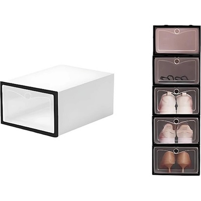 HARAHU Комплект за съхранение на обувки 6x - Прозрачен KP36332 (36332)