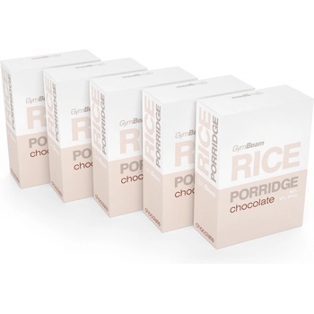 GymBeam Оризова каша 5 x 500 g шоколад
