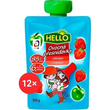 Hello s jahodami 12 x 100 g