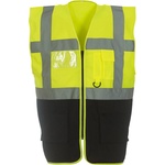 Yoko HI-VIS HVW801 / Многофункционална жилетка - HV жълто/черно XL (79W801zw504)