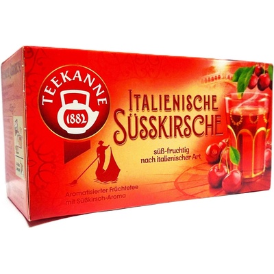 TEEKANNE ITALIENISCHE SÜSSKIRSCHE ovocný čaj s příchutí sladké třešně 20 x 2,25 g