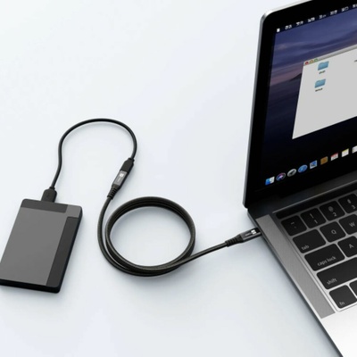 Erpower ERPW2CEX-BK USB-C/USB-C 2m černý