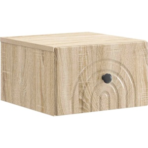 vidaXL Спален шкаф с монтаж на стена Дъб сонома 33 x 34, 5 x 20 см (898089)