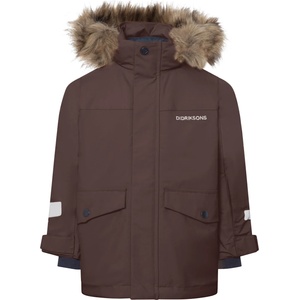 Didriksons Детско яке парка Didriksons Kid's Bjärven Parka - Shadow Brown - размер 90 (703-7219-0512)