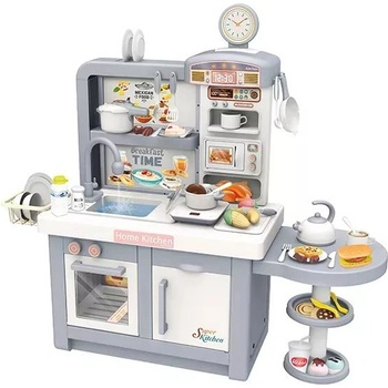 Man Yuk Toys Детска кухня - сив цвят (100t-1)