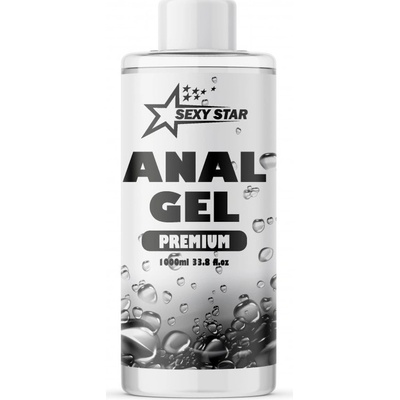 SEXY STAR LUBRIKAČNÍ ANAL GEL PREMIUM 1000 ml – Zboží Mobilmania