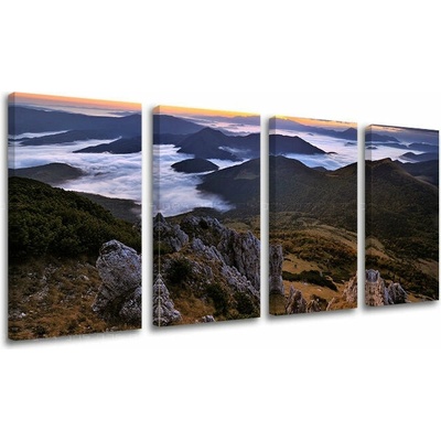 Obraz na stěnu 4 díly SLOVENSKO - 120x60 cm