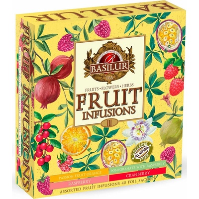Basilur Fruit Infusions Assorted Vol. III 40 x 2 g