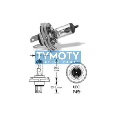 Narva P45t-41 H4 24V 75/70W