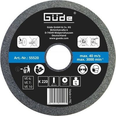 Güde Brusný kotouč 200 x 40 x 20 mm K220 55520 – Zbozi.Blesk.cz