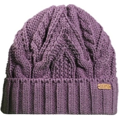 Pletex pletená čepice s fleecovou podšívkou L483 Pudrově fialková