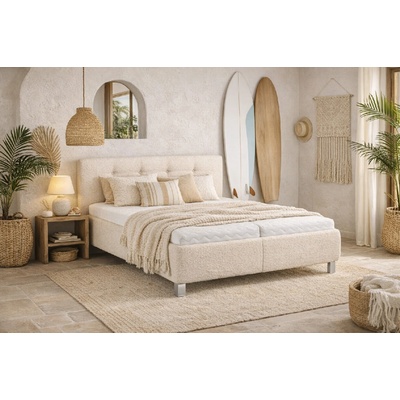 MAWS Vario Ellen s úložným prostorem potah ivory Utopia Sand matrace standard
