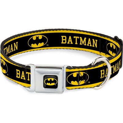 Buckle down Odolný obojek pro psa s plastovou sponou regular Batman