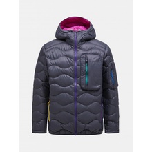 Peak Performance bunda HELIUM UTILITY DOWN HOOD jacket šedá