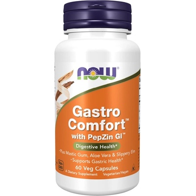 NOW NOW Gastro Comfort with PepZin GI, 60 Veg Capsules