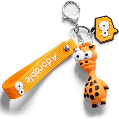 Přívěsek na klíče Fancy Co. 3D Žirafa Adorable
