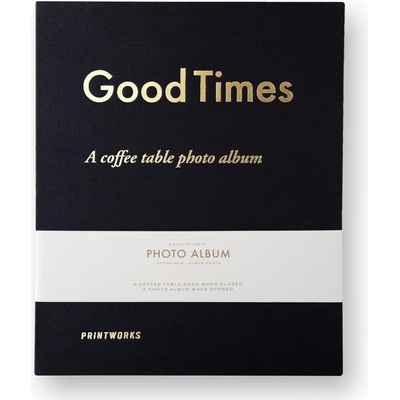Fotoalbum GOOD TIMES, čierna, Printworks