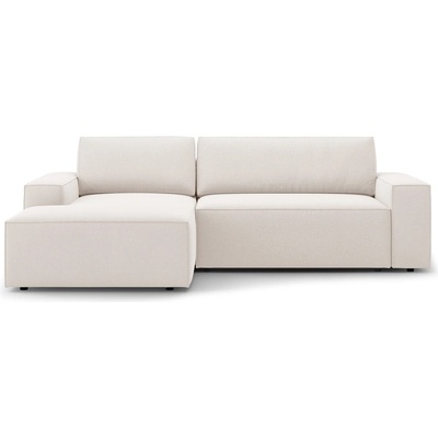 Micadoni Бежов разтегателен ъглов диван (ляв ъгъл) Jodie - Micadoni Home (MIC_LCF_78_F1_JODIE1)