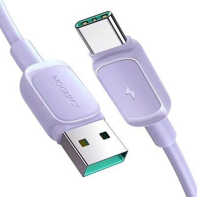 Joyroom S-AC027A14 USB-A (M) - USB-C (M) 3A, 1,2m, fialový