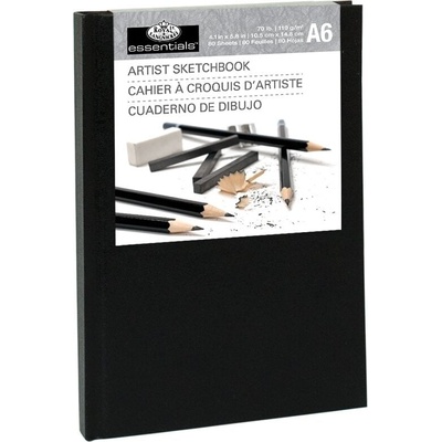 Royal & Langnickel Hardbound Скицник 80 A6 110 g Black (RHSB-A6)