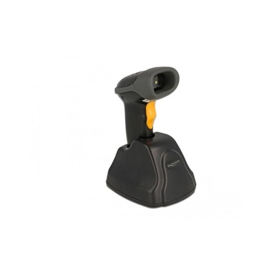 Delock Баркод скенер delock 90518, 1d и 2d, безжичен, черен (90518)