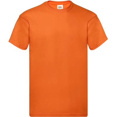 Fruit Of The Loom pánské tričko Original T Orange