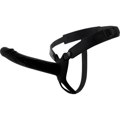 Hidden Desire Inferno Silicone Hollow Penis Strap-On 20cm Black