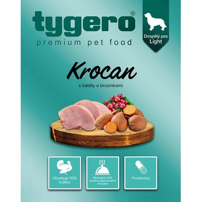 TYGERO 50 Adult střední plemeno krůtí LIGHT 2 kg