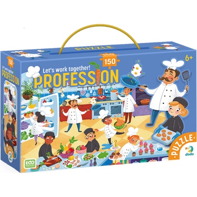 dodo Детски пъзел Dodo - Шеф готвач, 150 части (300620)