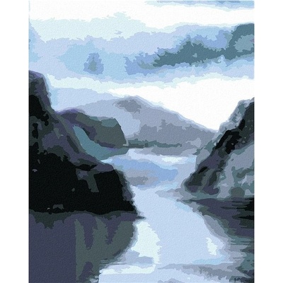 zuty Malování Podle Čísel Krajina V Norsku 80 x 100 Cm Plátno