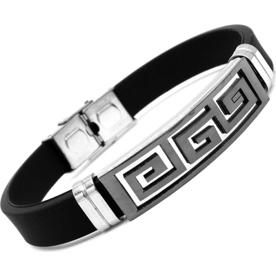Steel Jewelry náramek ČERNÝ Chirurgická ocel NR231247