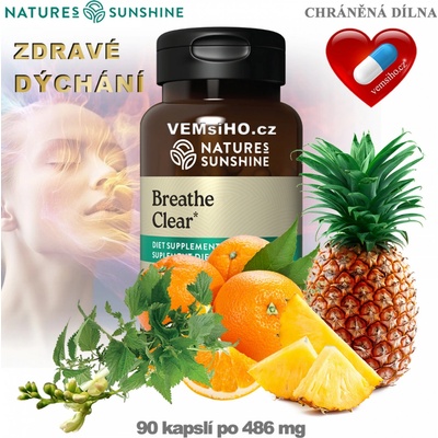 Nature’s Sunshine Breathe Clear 90 kapsúl po 486 mg