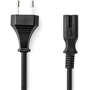 Nedis CEGL11040BK50 захранващ кабел IEC-320-C7, 2 x 0, 75 mm, дължина 5 m (CEGL11040BK50)