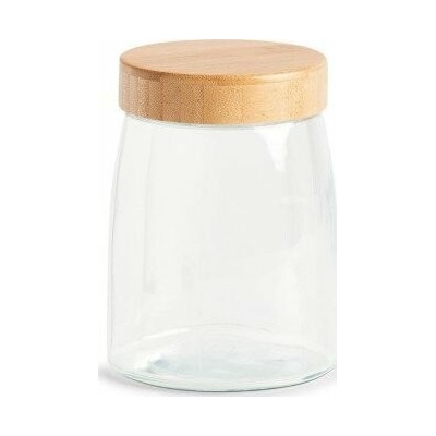 Zeller Sklenice s bambusovým víkem 1400 ml 12,5 x 16,5 cm