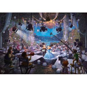 Schmidt Spiele - Puzzle Kinkade: Disney, 100th Celebration 1 - 1 000 piese