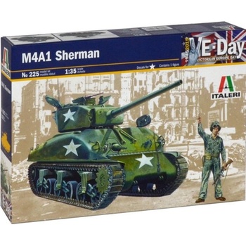 Italeri M4A1 Sherman Model Kit 0225 1:35