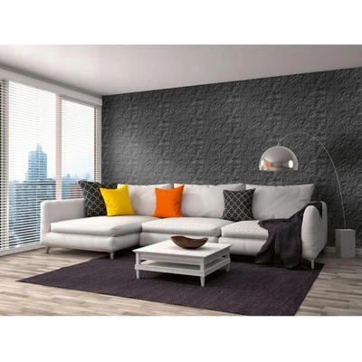 DIMEX ART Луксозна флизелинова тапета светлосива мазилка